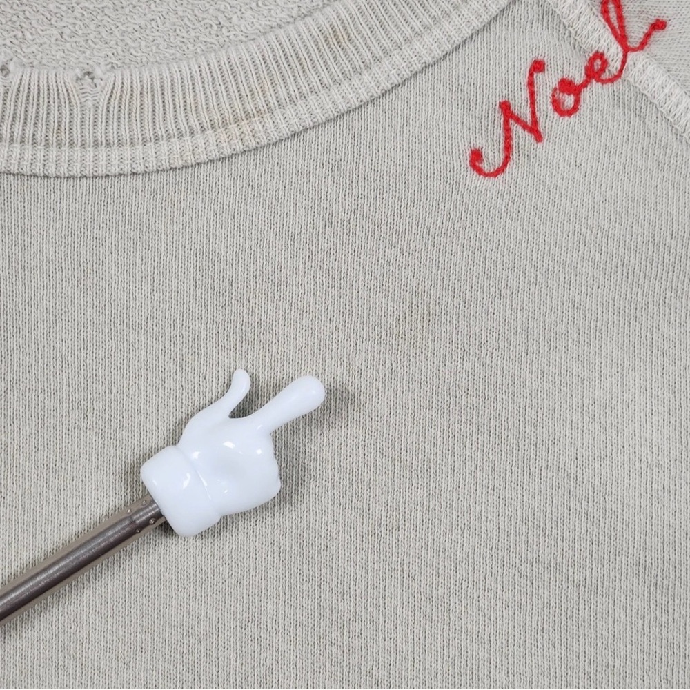 THE GREAT. Women's Grey Sweatshirt - Picture 6 of 8